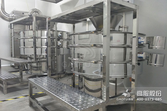 旋振篩客戶現場