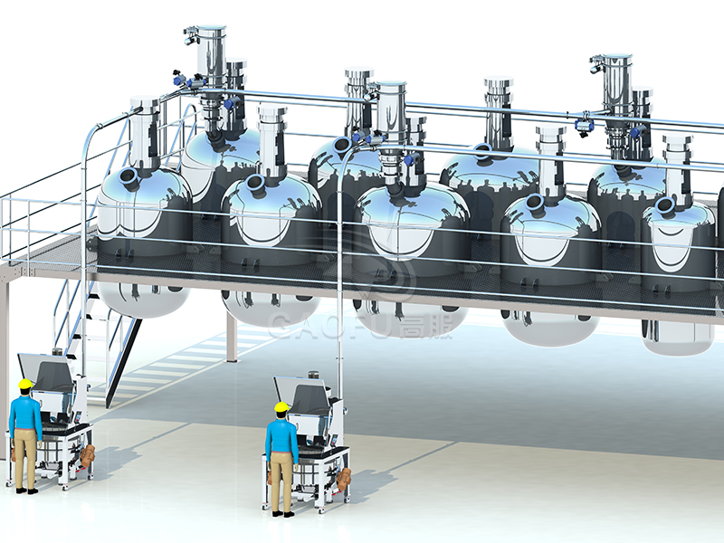 反應(yīng)釜自動(dòng)投料系統(tǒng) 反應(yīng)釜自動(dòng)投料系統(tǒng)